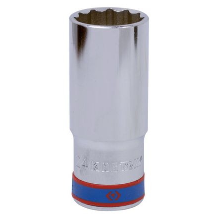 Цена на KING TONY (323024M) Головка торцевая глубокая двенадцатигранная 3/8", 24 мм