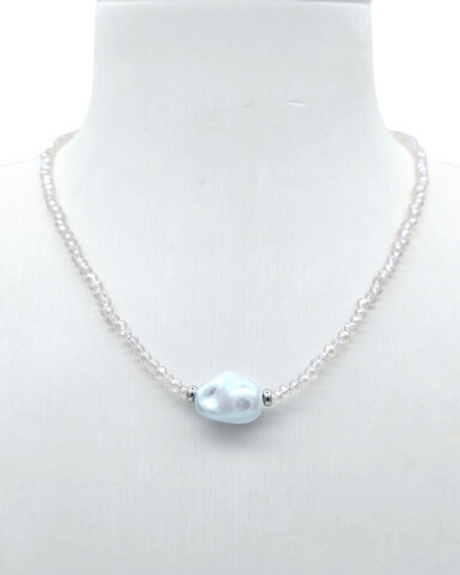 91002395 Колье Роман с камнем