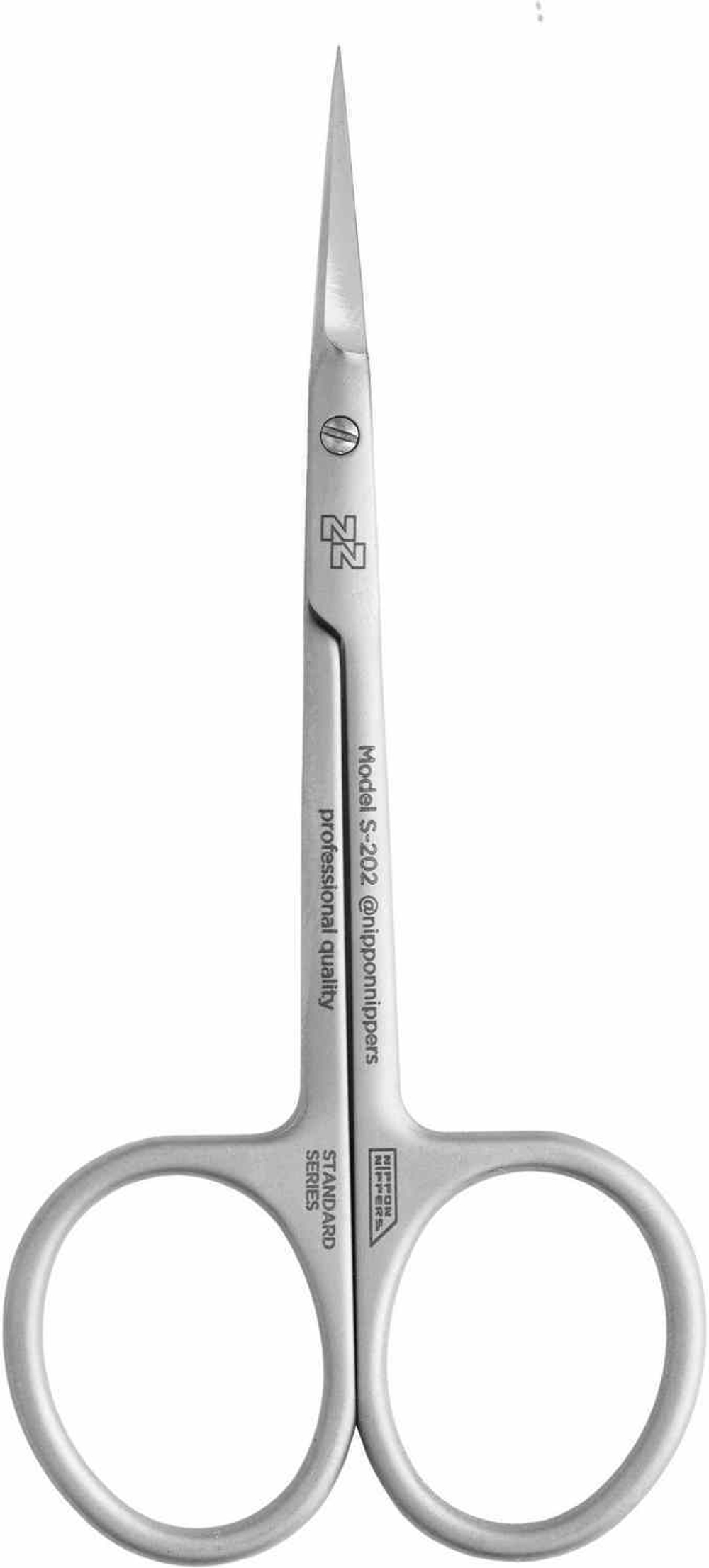 Nippon Nippers Ножницы для кутикулы, серия "Standard", длина 104 мм. Ручная заточка.