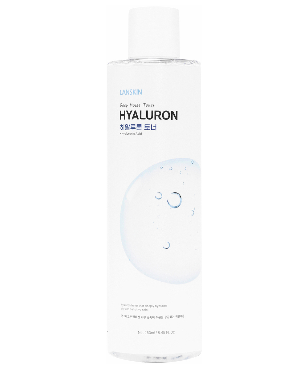 LanSkin Тонер глубоко увлажняющий с гиалуроновой кислотой - hyaluron deep moist toner, 250мл, шт