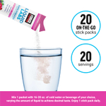 Force Factor, Liquid Labs Beauty, смесь для быстрого увлажнения и электролитов, тропические ягоды, 20 пакетиков по 7 г (0,25 унции)