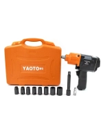 Пневматический ударный гайковерт YAOTO BS-999, 1880 Н·м, квадрат 1/2”, комплект насадок + кейс