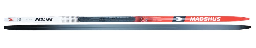 Профессиональные лыжи Madshus Redline Skate F2 (2023/2024) для конькового хода с базовой структурой