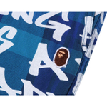 A Bathing Ape Graffiti Check One Point Relaxed Fit Брюки