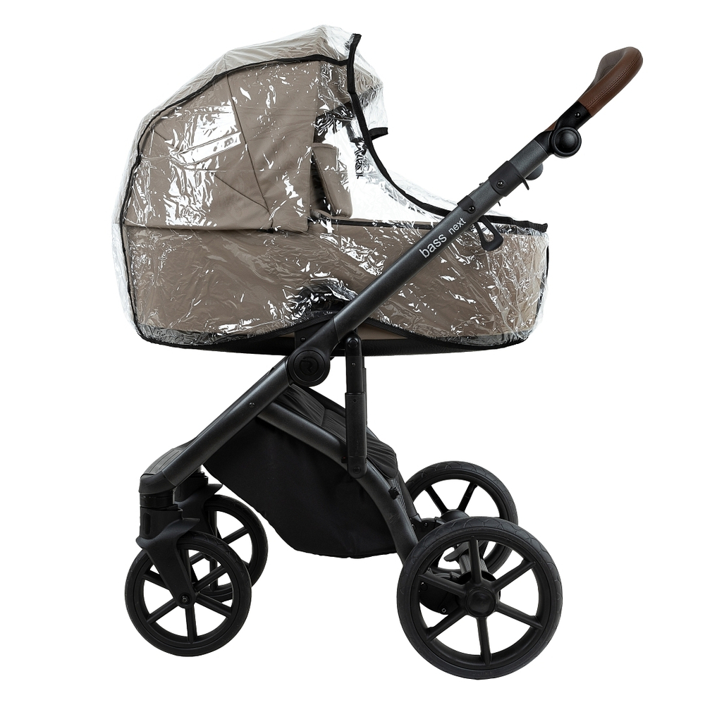 Коляска 2 в 1 Roan Bass Next 2.0 Leather, Cappucino