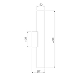 Настенный светодиодный светильник 40123/LED