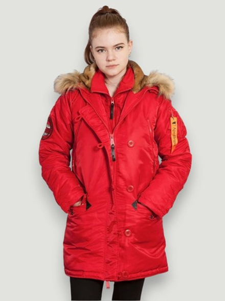 Куртка Аляска Женская - Apolloget Alaska Wmn 2020 (красная - flag red)