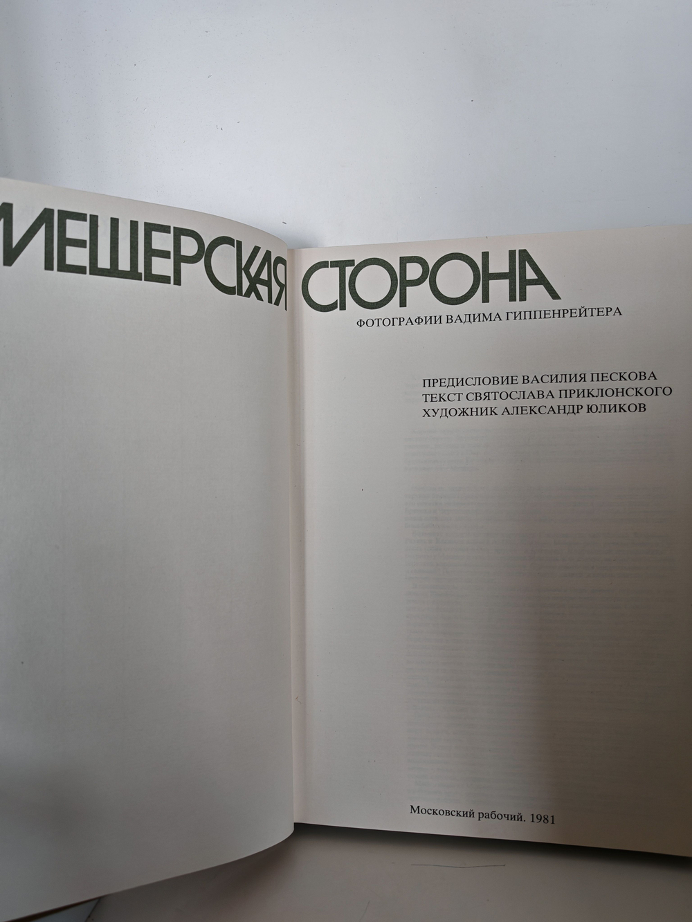 Мещерская сторона. Фотографии Вадима Гиппенрейтера