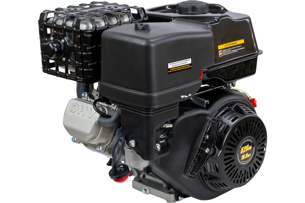 Двигатель Dinking DK196F-S 19 лс, зимний, ручной стартер, катушка, датчик масла ДВИ110