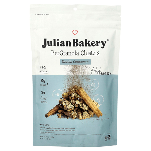 Julian Bakery, ProGranola Clusters, ваниль и корица, 255 г (9 унций)