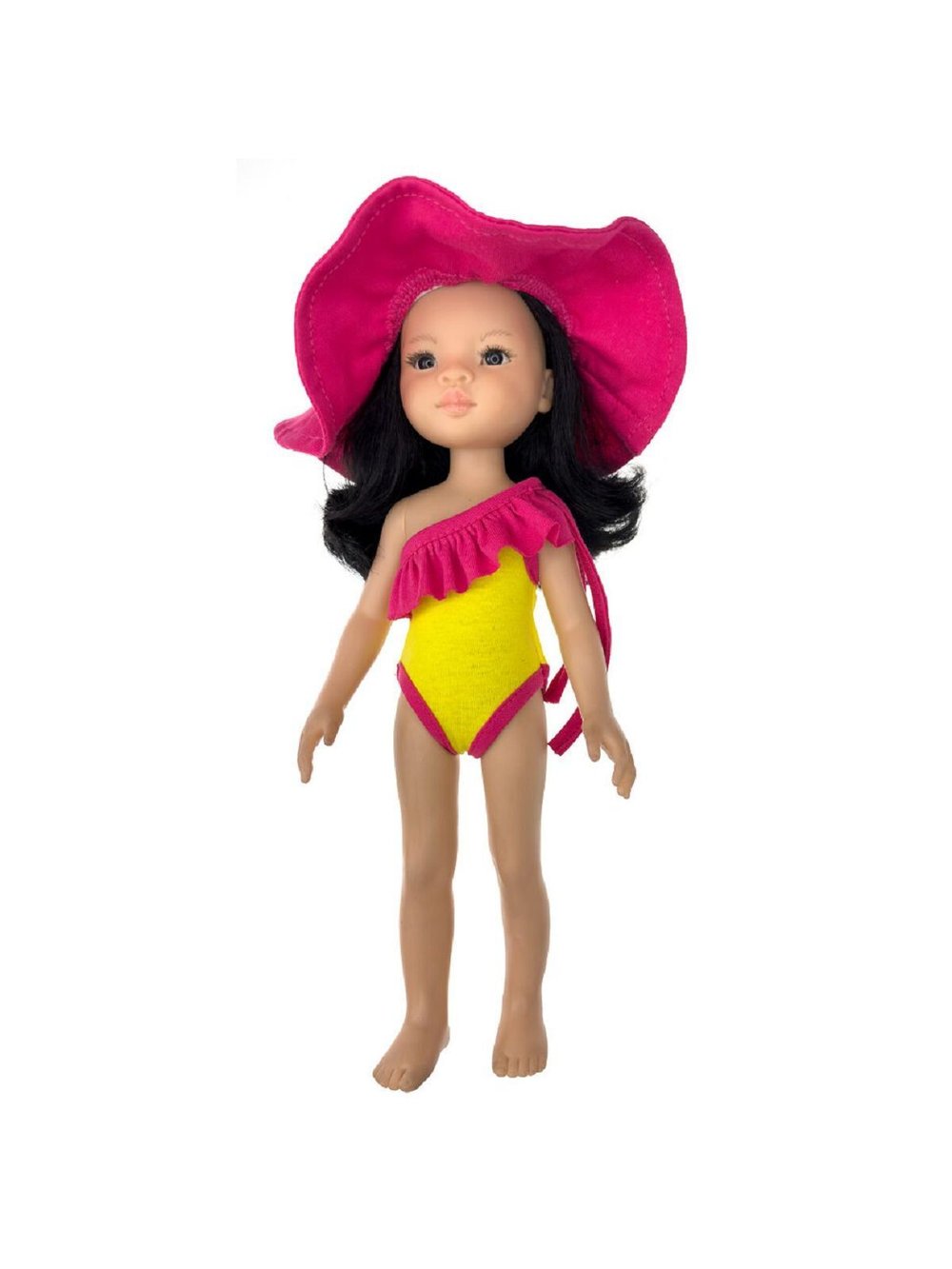 Яркий купальник и шляпа для кукол Paola Reina 32 см (984)