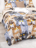 Постельное белье 1 5 спальное, бязь, 100% хлопок, 1 наволочка 70х70