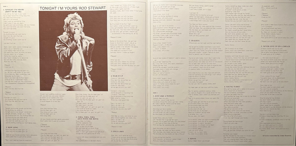 Rod Stewart - Tonight I'm Yours (Япония 1981г.)