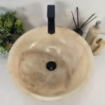 Раковина из оникса Bowl Yellow TinLip BO-64722 45*45*17 0199