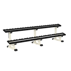 Стойка для профессиональных гантель на 12 пар горизонтальная Белый