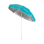 Зонт пляжный СЛЕДОПЫТ с наклоном, d - 210см, h - 220см, d штока 28/32мм, Oxford 210D, цв. голубой/10