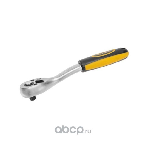 Ключ трещотка 1/4 (с переключателем) L=150, 72 зубца (Kranz)