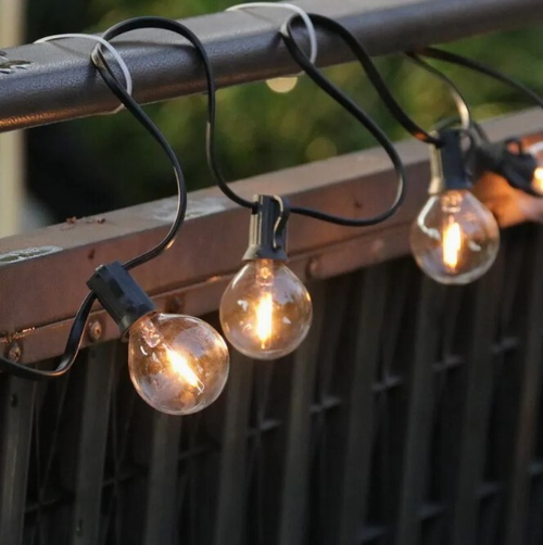 Солнечные гирлянды для свадебных вечеринок на улице 25FT Лампы LED