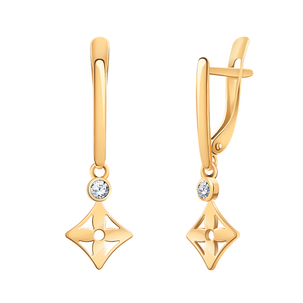 Серьги из золота 585 пробы