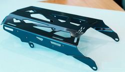 Rear Rack ALUMINIUM for Honda CRF250L-M-Rally (2012-2020). Black