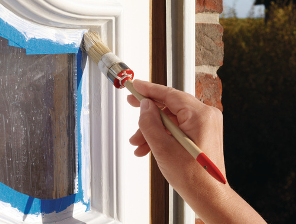 Малярная лента профессиональная для наружных работ tesa® 04435, бумажная, синяя