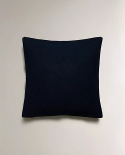 ZARA HOME ОДНОТОННЫЙ ЧЕХОЛ НА ПОДУШКУ, СИНИЙ