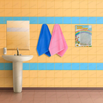 Табличка Наши полотенца с карманом А4 Пчёлка 083