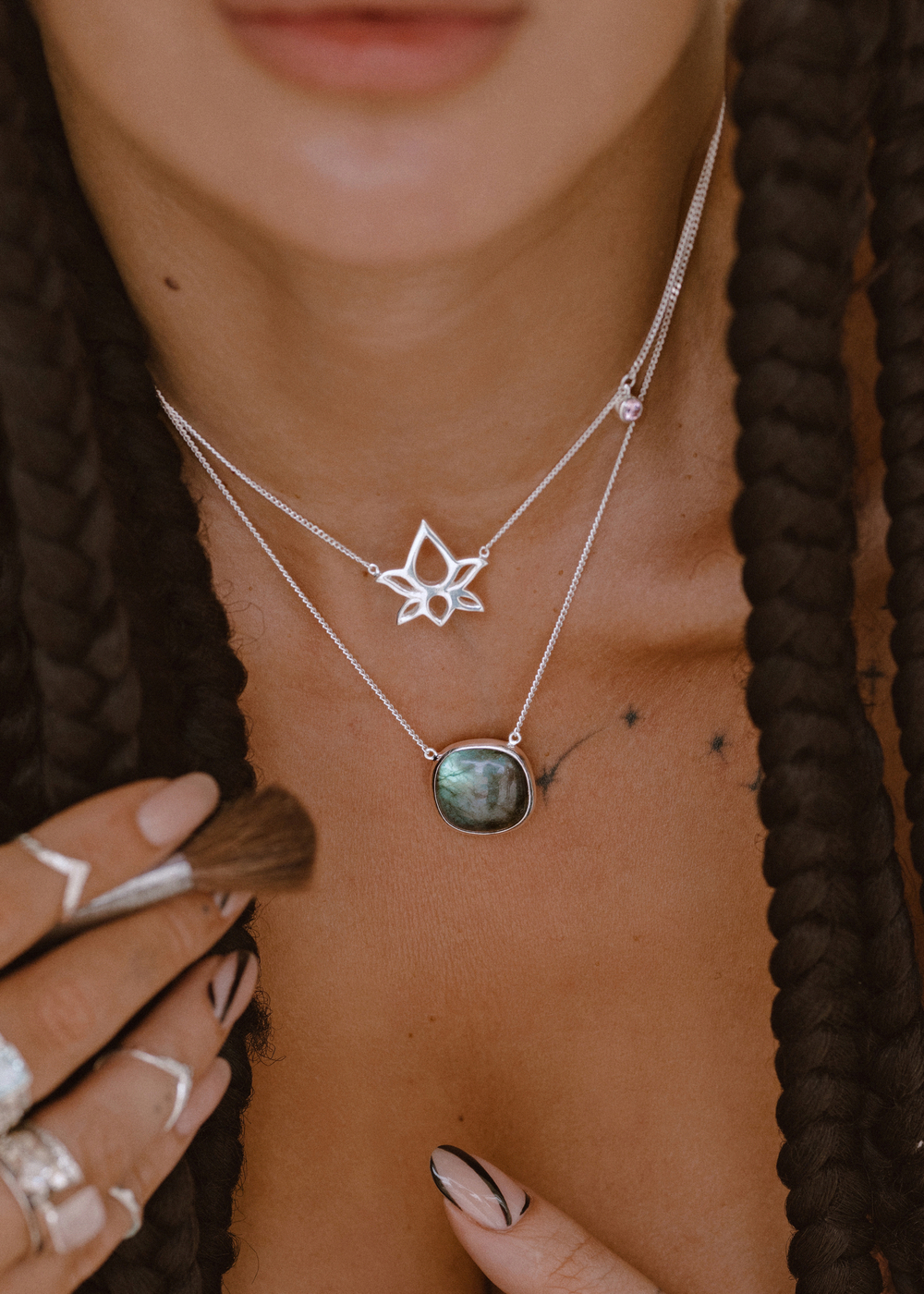 Колье «Персеги» с лабрадоритом