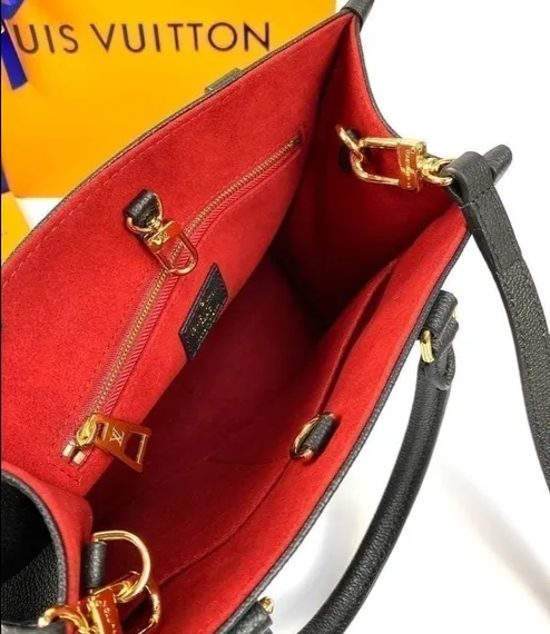 Сумка Louis Vuitton Onthego черный/бежевый