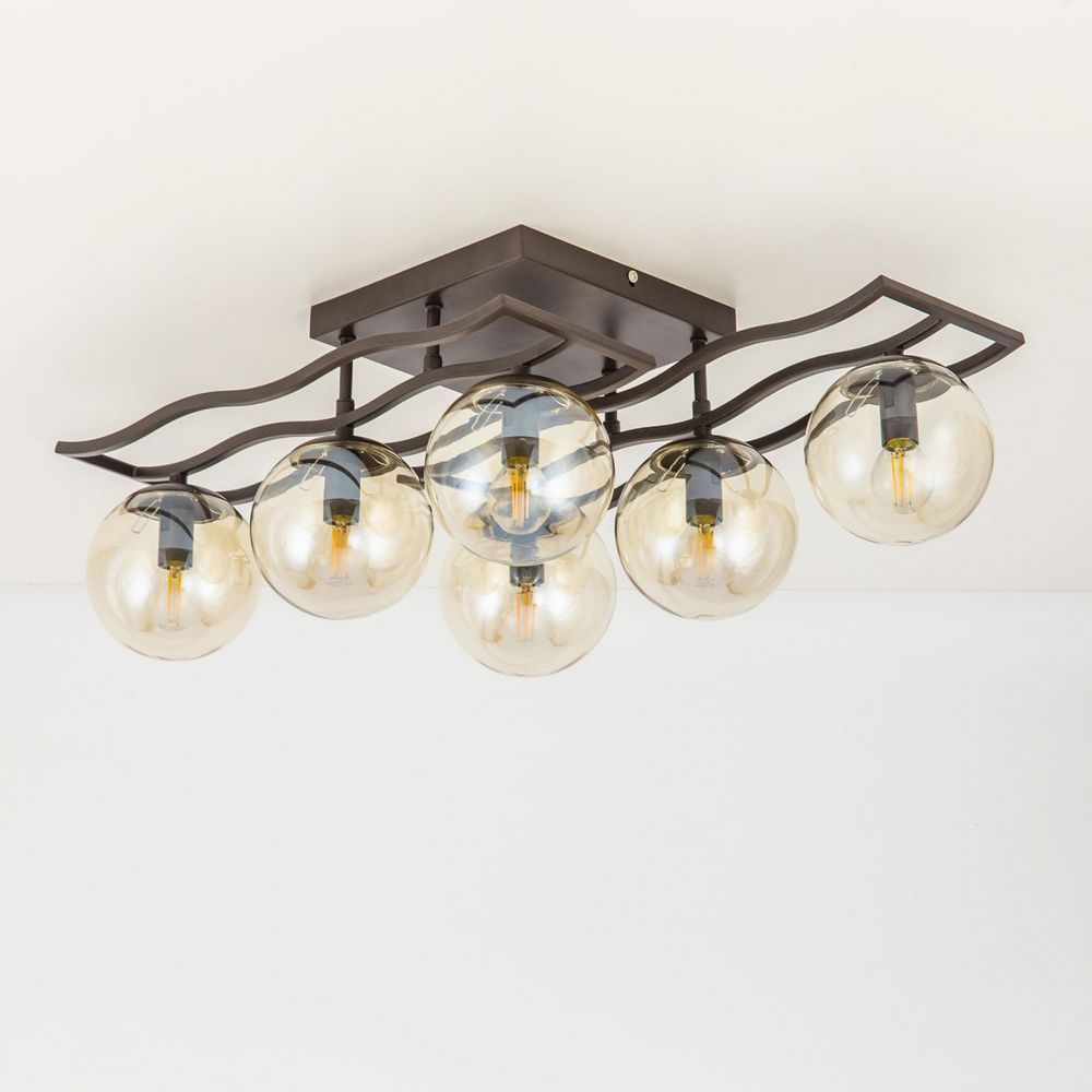 Citilux Бриз CL106265 Люстра потолочная Венге