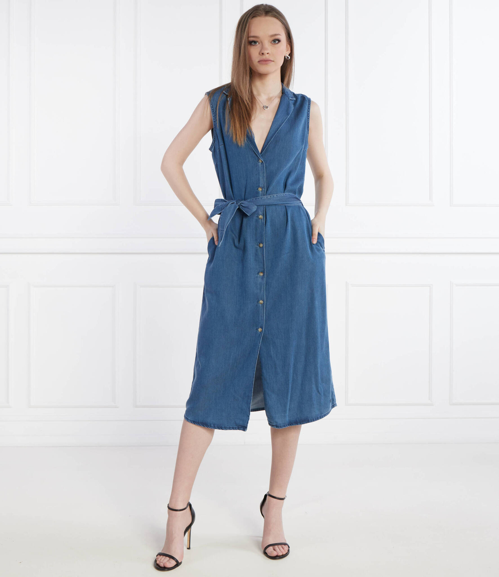 Джинсовое платье MAGGIE Pepe Jeans London - голубой(PL953512)