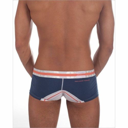 Мужские трусы боксеры темно-синие Croota Midpoint Hipster Navy CR00014
