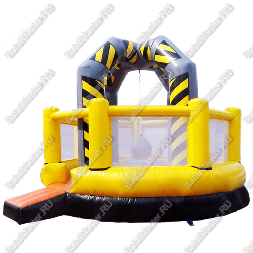 Коммерческий надувной батут "Разрушающий шар"