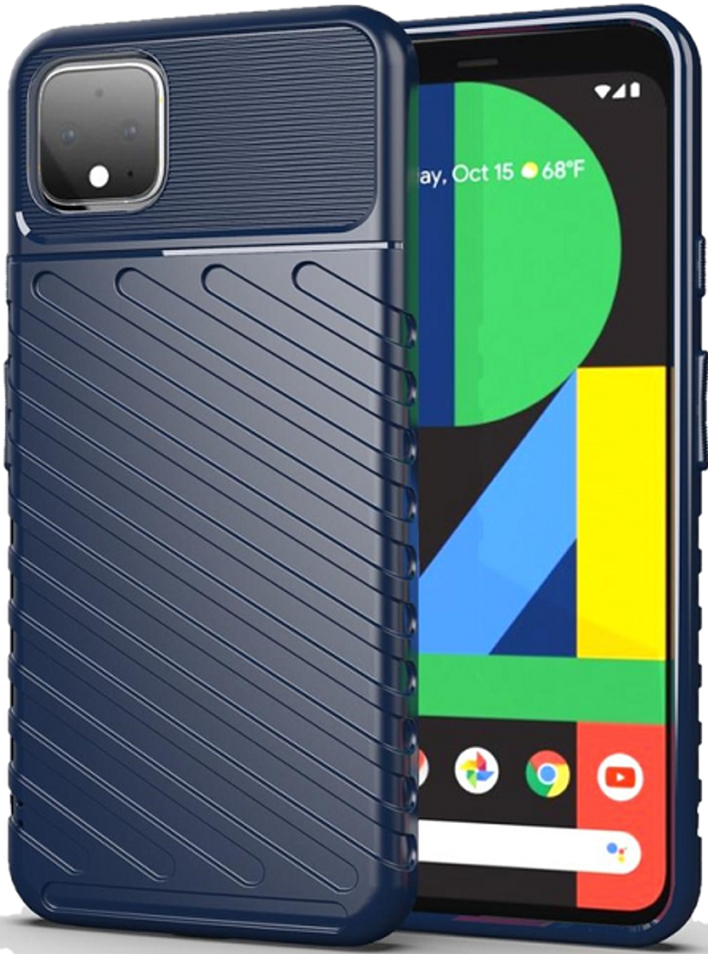 Чехол на Google Pixel 4 цвет Blue (синий), серия Onyx от Caseport