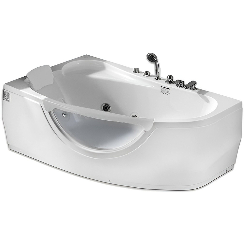 Акриловая ванна Gemy 171х99 G9046 II B L с гидромассажем