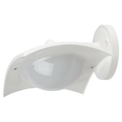 Садово-парковый светильник ЭРА ДБУ 07-8-004 Дели 4 белый 4 гранный настенный IP44 светодиодный 8Вт 6500K | Садово-парковые светильники