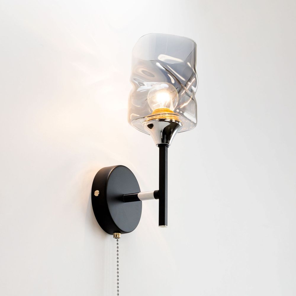 Citilux Клаус CL134315 Бра с выключателем Чёрное