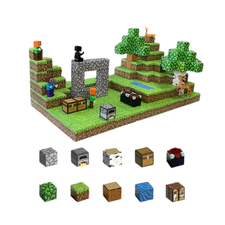 Конструктор магнитный Minecraft 25 деталей