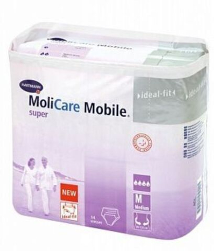 MoliCare Mobile super - Моликар Мобайл супер - Впитывающие трусы, размер М, 14 шт.