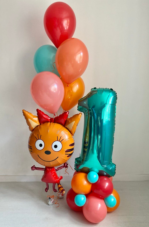 Воздушные шары Три Кота Карамелька №3588