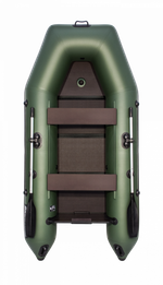 Аква-2900 СКК ЗЕЛ слань-книжка киль (лодка ПВХ под мотор)