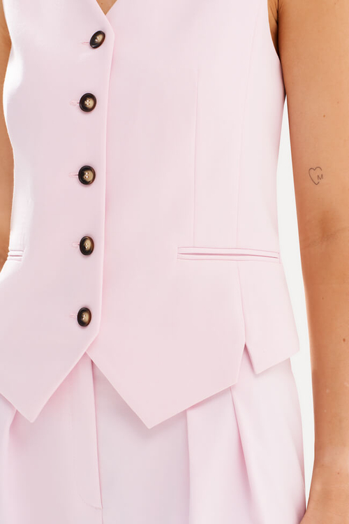 1980 Жилет женский (светло-розовый)