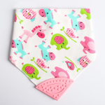 4405120 Нагрудник с прорезывателем, цвет розовый МИКС