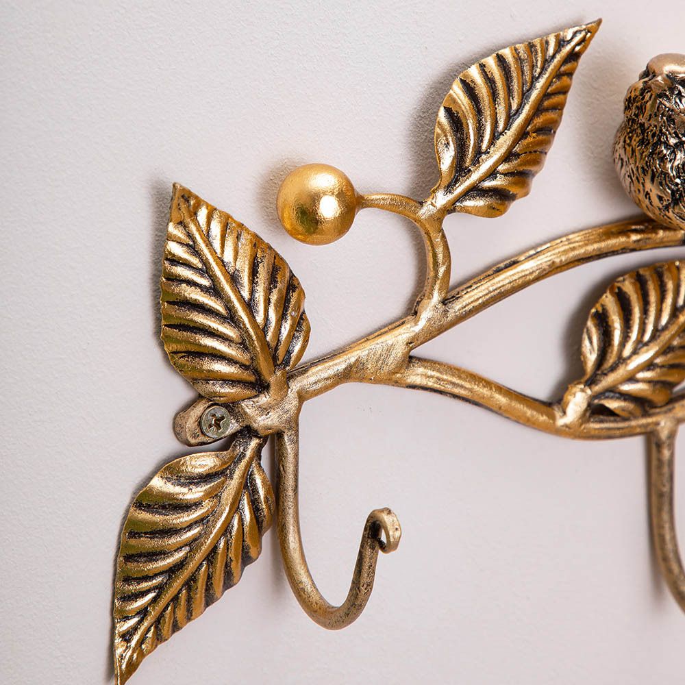 Вешалка настенная "Терра Гаэта" (с 3-мя крючками) Бронза