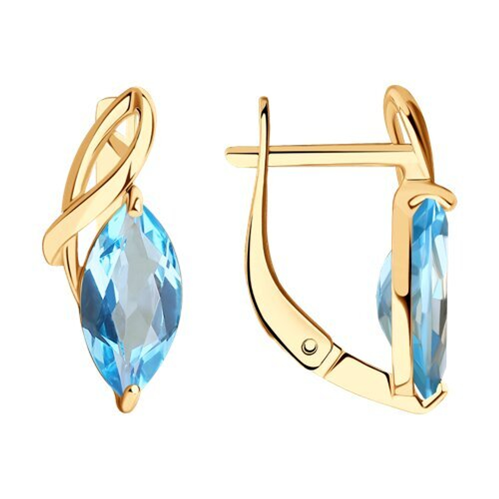 Серьги из золота 585 пробы