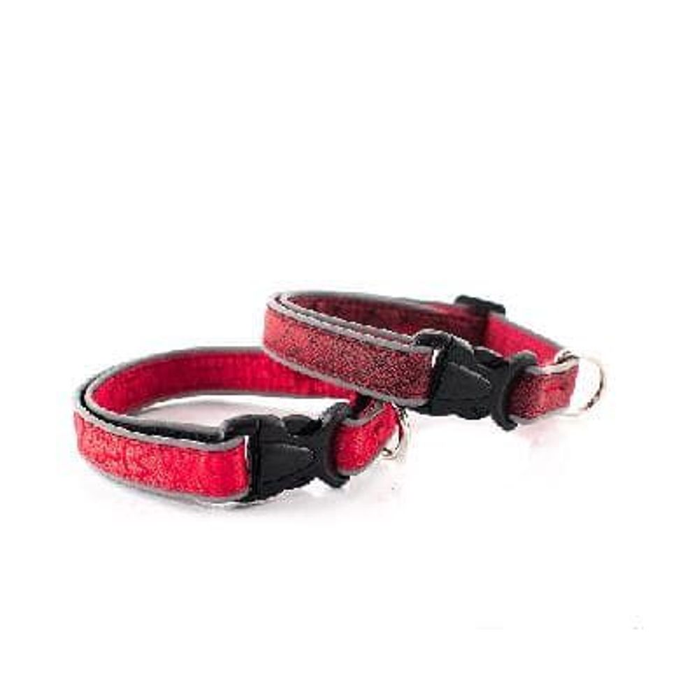 Ошейник DA411220 синтетич. 20мм*32-41см "TEX-REFLEX" со светоотр. кантом