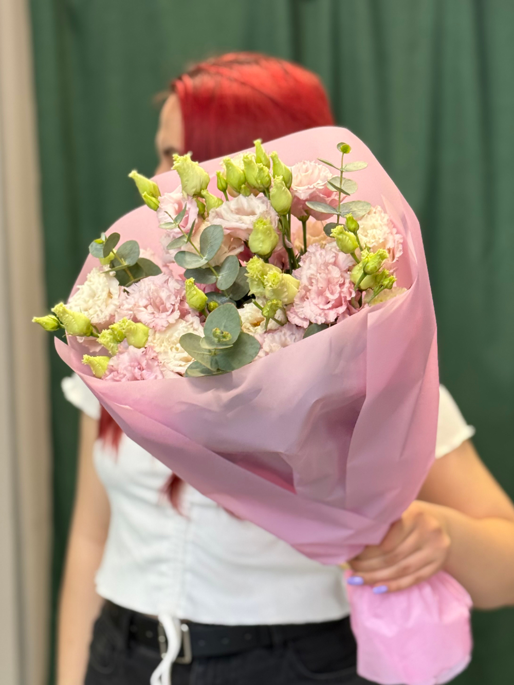 Монобукет эустома