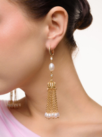 Серьги "Queen pearl" Gold