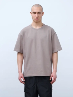 Футболка оверсайз (темно-бежевый) 230 г