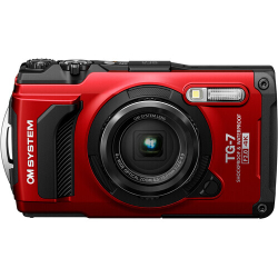 Компактный фотоаппарат Olympus OM System Tough TG-7, красный